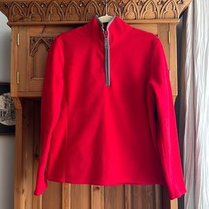 Women’s Old Navy Red Fleece Zip Up Top